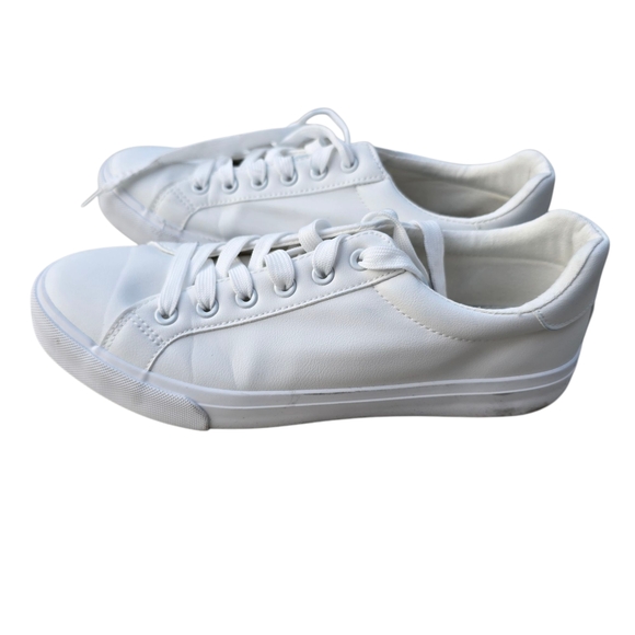 Classic White Women's Sneakers - Picture 2 of 5